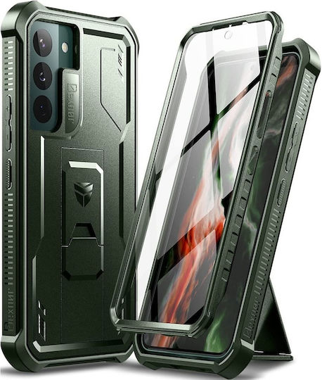 Dexnor 360 Vollschutz Set mit Glas Grün (Galaxy S22 5G)
