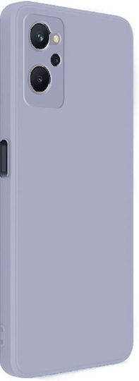 Umschlag Rückseite Silikon Flieder (Realme 9i)