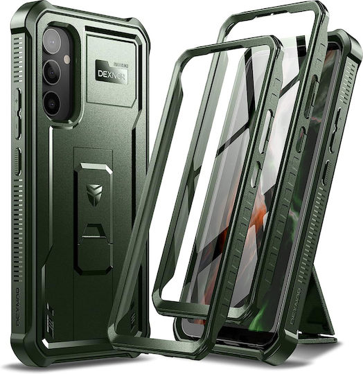 Dexnor С пълно покритие (360°) Зелен (Galaxy A54)