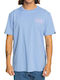 Quiksilver Men's Short Sleeve Blouse Blue