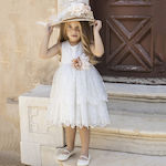 Baby Bloom Ecru Lace Baptism Dress