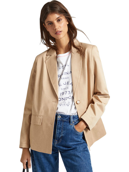 Pepe Jeans Sailor Women's Blazer Beige