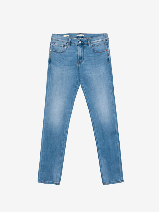 Men's Jeans Pants with Super Skinny Fit Light Blue