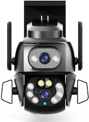 Andowl CCTV Камера за Наблюдение Wi-Fi 4K Водоустойчива с Двупосочна Комуникация в Черен Цвят