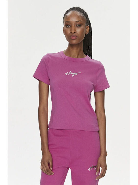 Hugo Boss Γυναικείο T-shirt Ροζ