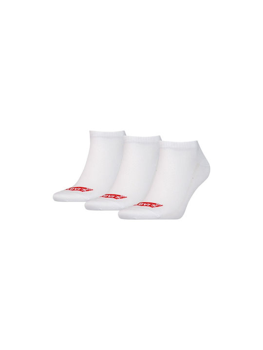Levi's Cut Batwing Logo Men's Socks WHITE 3Pack