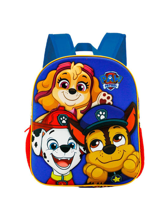 Paw Patrol Σχολική Τσάντα Πλάτης Νηπιαγωγείου Μπλε