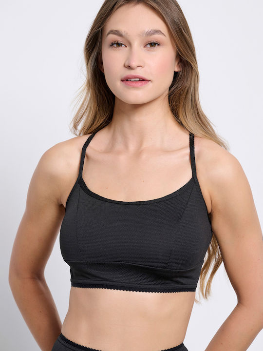 BodyTalk Frauen Sport-BHs Sport-BH Schwarz