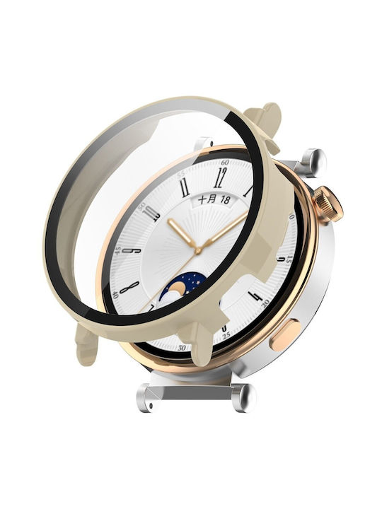 Пластмасов Калъф в Бежов цвят за Huawei Watch GT 4 41mm