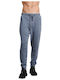 BodyTalk Men's Sweatpants with Rubber Blue