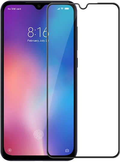 Vollflächig gehärtetes Glas Schwarz (Redmi Note 13 4G)