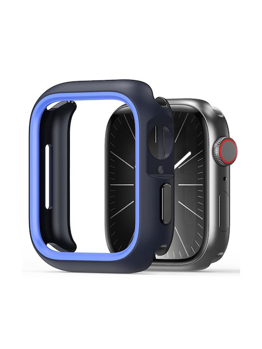 Dux Ducis Plastic Case in Blue color for Apple Watch Series 7/8/9 41mm