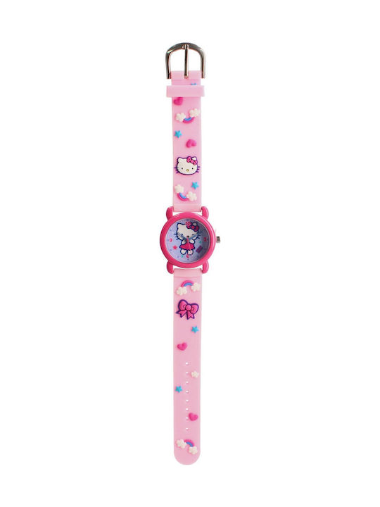 Hello Kitty Παιδικό Ρολόι 27mm Ροζ