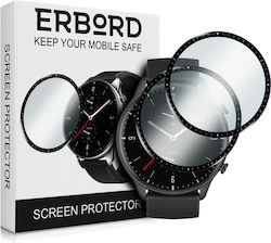 Erbord Full Face Tempered Glass Amazfit GTR 2 1 Buc Erbord Full Face Tempered Glass Amazfit GTR 2 1 Buc