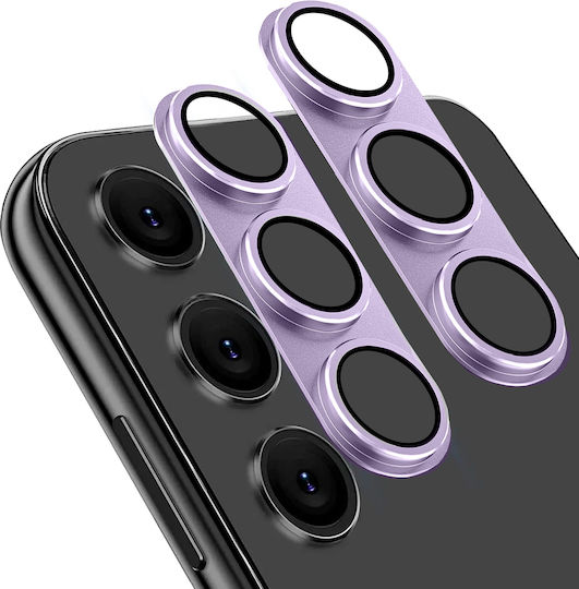 Erbord Стъклен Протектор за Камера Лилав за (Samsung Galaxy S24+ Plus)