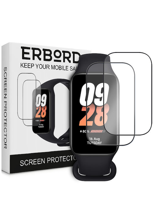 Erbord Закалено стъкло за цялото лице за Smart Band 8 1бр
