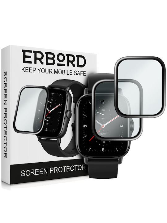 Erbord Full Face Tempered Glass για το Amazfit GTS 1τμχ