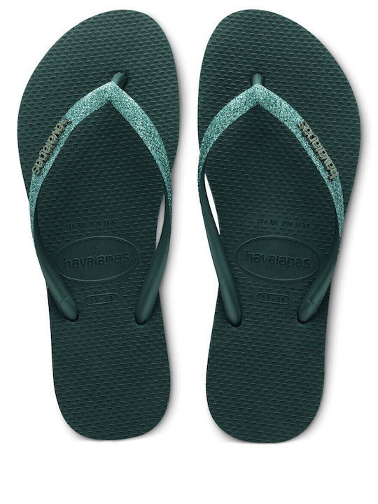 Havaianas Slim Sparkle Ii Women's Flip Flops Green