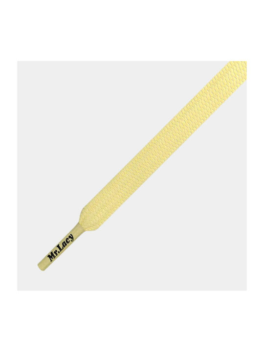 Mr.Lacy Κορδόνια Παπουτσιών Κίτρινα 2τμχ 120cm