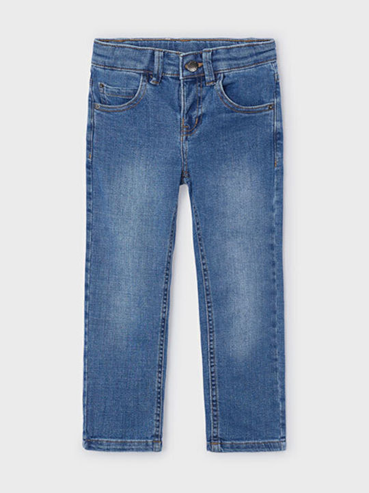 Mayoral Kids' Denim Pants Blue