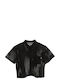 Vans Women's Polka Dot Short Sleeve Shirt Black (Black)