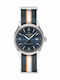 Certina Women's Watch Automatic with Gray Fabric Strap