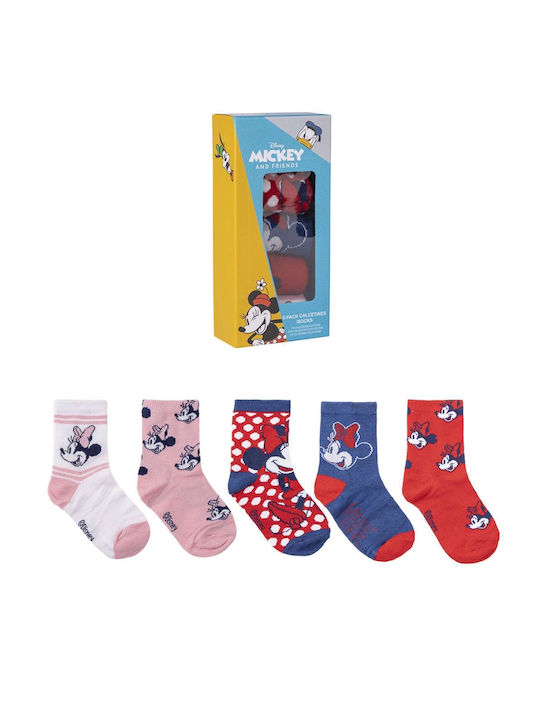 Minnie Mouse Șosete pentru Copii Multicolour (MULTICOLOR) 5 Perechi