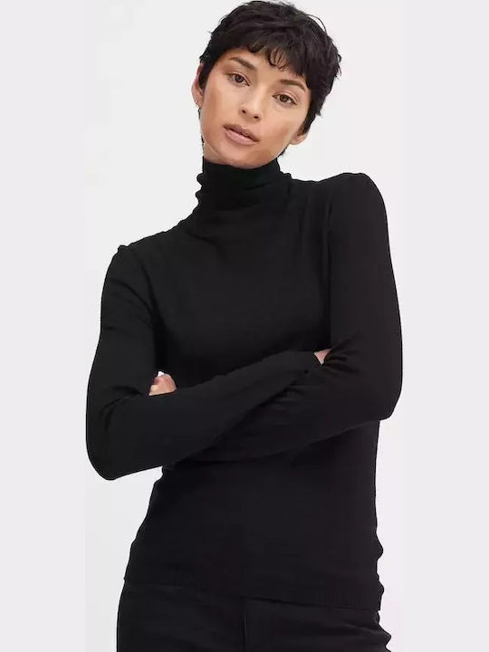 Дамска Лятна Дълъг Ръкав Черна Блуза