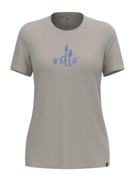 Ascent Merino 160 Women's Short Sleeve Top Beige