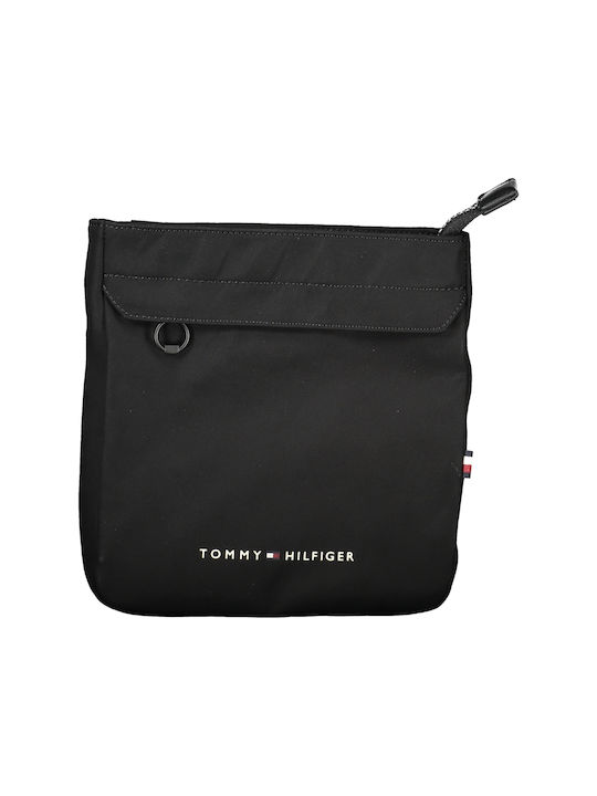 Tommy Hilfiger Ανδρική Τσάντα Ώμου / Χιαστί Μαύρη