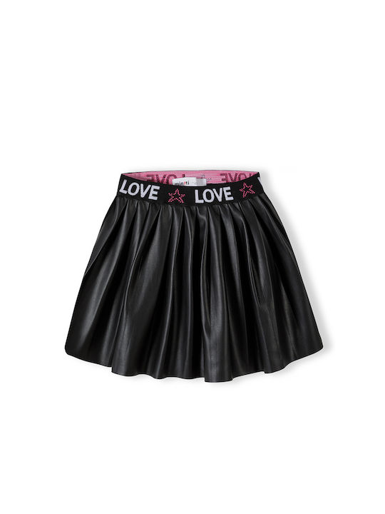 Minoti Kids Pleated Skirt Black