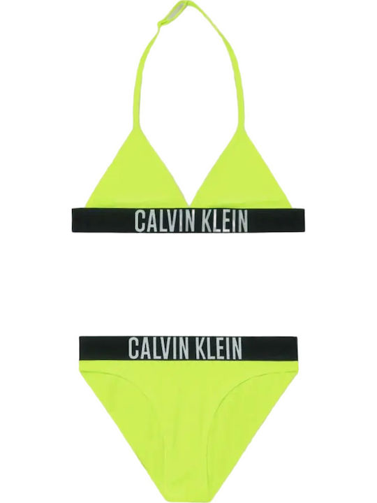 Calvin Klein Παιδικό Μαγιό Μπικίνι Κίτρινο