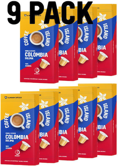 Coffee Island Κάψουλες Espresso Colombia Συμβατές με Μηχανή Nespresso 90caps