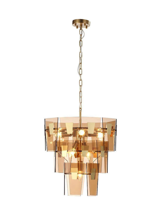 Viokef Pendant Light Brown 105x105cm