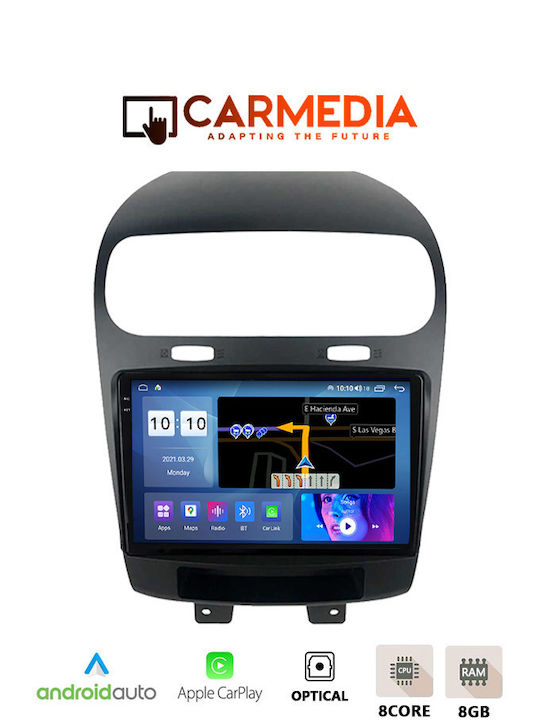 Carmedia Auto-Audiosystem für Fiat Freemont 2008+ (Bluetooth/USB/WiFi/GPS/Apple-Carplay/Android-Auto) mit Touchscreen 9.5"