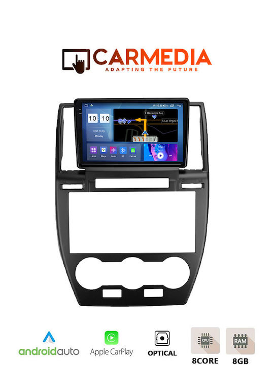 Carmedia Auto-Audiosystem für Land Rover Freelander 2006-2014 (Bluetooth/USB/WiFi/GPS/Apple-Carplay/Android-Auto) mit Touchscreen 9.5"