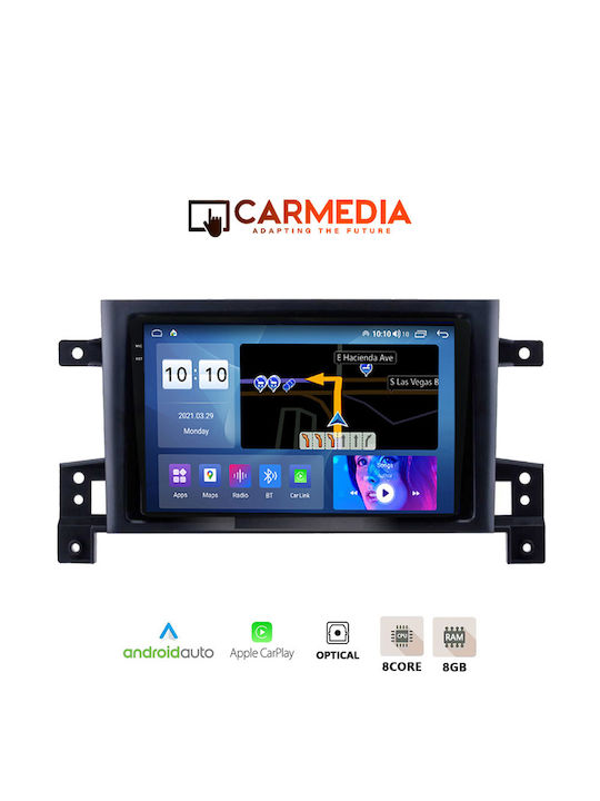 Carmedia Car-Audiosystem für Suzuki Großer Vitara 2005-2015 (Bluetooth/USB/WiFi/GPS) mit Touchscreen 9.5"