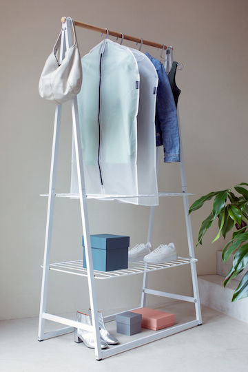 Brabantia Hanging Storage Case For Coats in White Color 60x60cm 2pcs