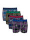 Ανδρικά Μποξεράκια Multicolor Καρό 4Pack