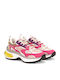 Bubble Damen Sneakers Fuchsia Beige Purple