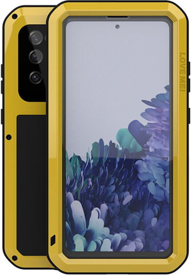 Love Mei Back Cover Metalic Galben (Galaxy S20 FE)
