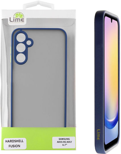 Lime Hardshell Fusion Full Camera Protection Umschlag Rückseite Kunststoff Blau (SAMSUNG A05S 4G A057)