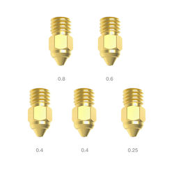 Creality3D Düsen für 3D-Drucker 0,25mm / 0,4mm / 0,6mm / 0,8mm Creality3D Düsen für 3D-Drucker 0,25mm / 0,4mm / 0,6mm / 0,8mm