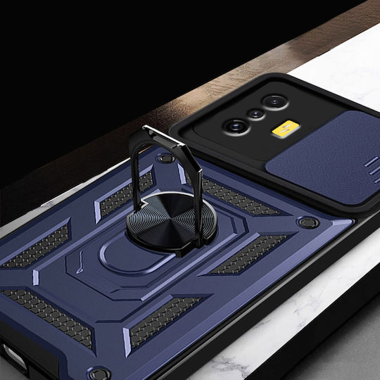 Erbord Back Cover Μεταλλικό Navy Μπλε (Poco F4 GT)
