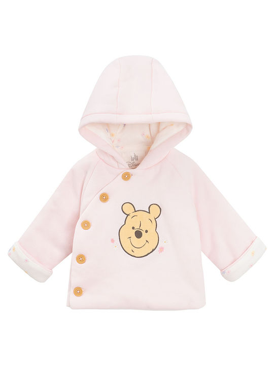 Kids Cardigan with Pink Hooded