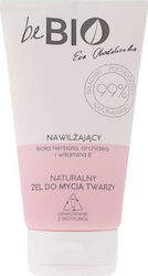 beBio Natural Moisturizing Гел Почистване на Лице 150мл