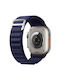 Curea Tesatura Albastru marin (Apple Watch 44/45/46mm/Ultra 49mm)