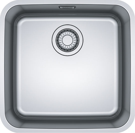 Franke Bell Bcx 110-42 1220617529 Sub masă Chiuvetă Inox L45xW44.5cm Argintiu