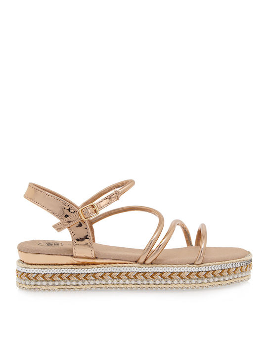 Exe Kids' Sandals Rose Gold