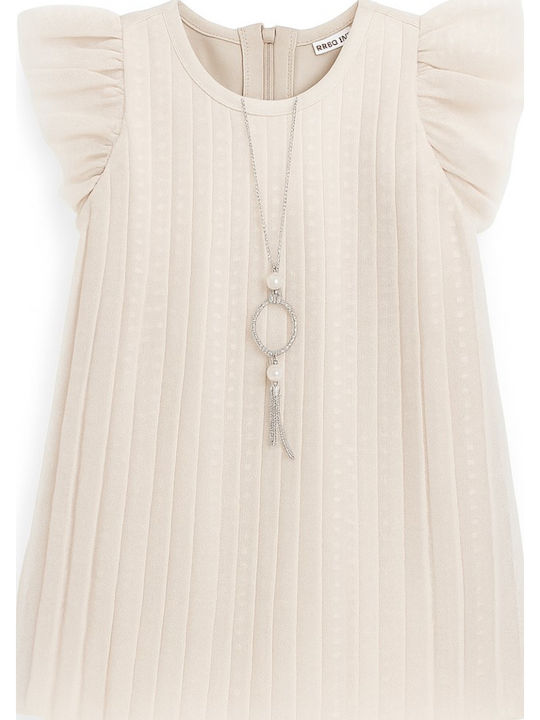 Evita Children's Dress Tulle Beige